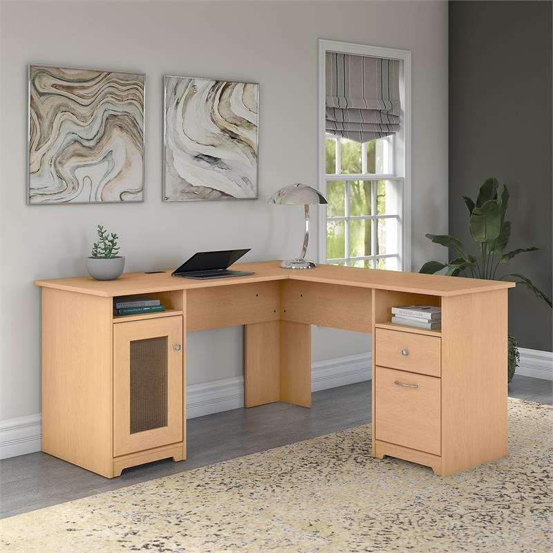 solid maple office desk