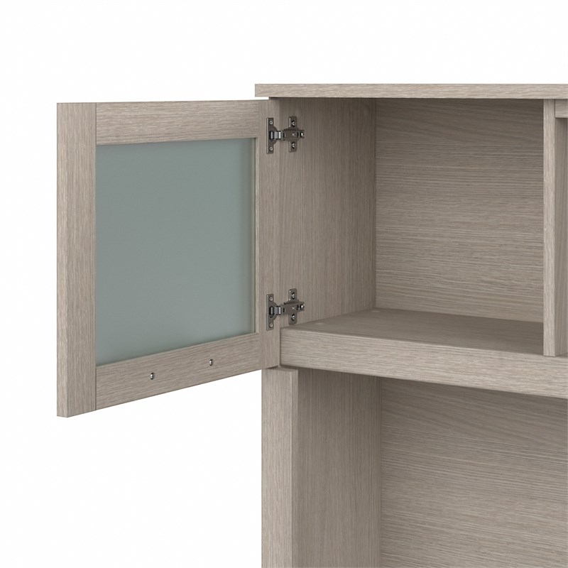 Bush Business Furniture Somerset 72W Desk Hutch in Sand Oak - Engineered Wood