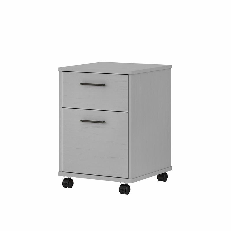 Key West 2 Drawer Mobile File Cabinet in Cape Cod Gray - Engineered Wood