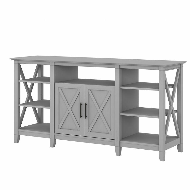 key west tall tv stand for 65 inch tv in cape cod gray engineered