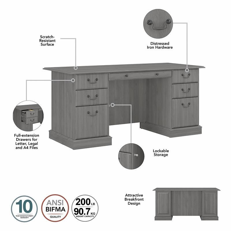 bush furniture saratoga executive desk