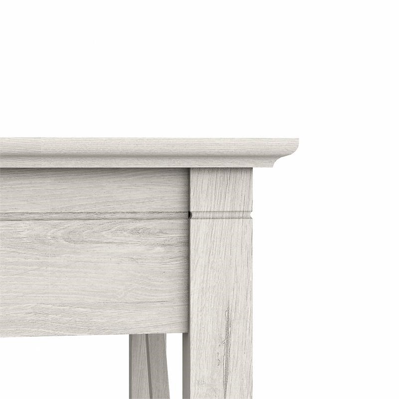 Key West 48W Writing Desk in Linen White Oak - Engineered Wood