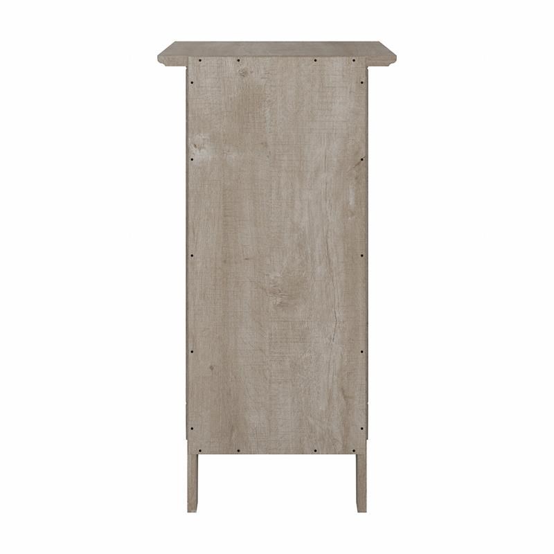 Key West Nightstand with Door in Washed Gray - Engineered Wood