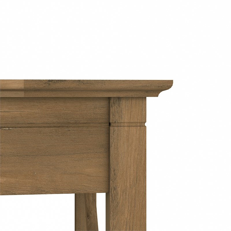 Key West 48W Writing Desk with Tufted Chair in Reclaimed Pine - Engineered Wood