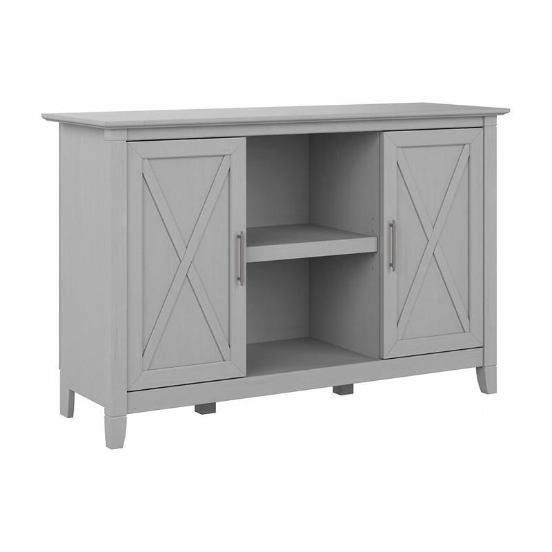Key West Accent Cabinet with Doors in Cape Cod Gray - Engineered Wood