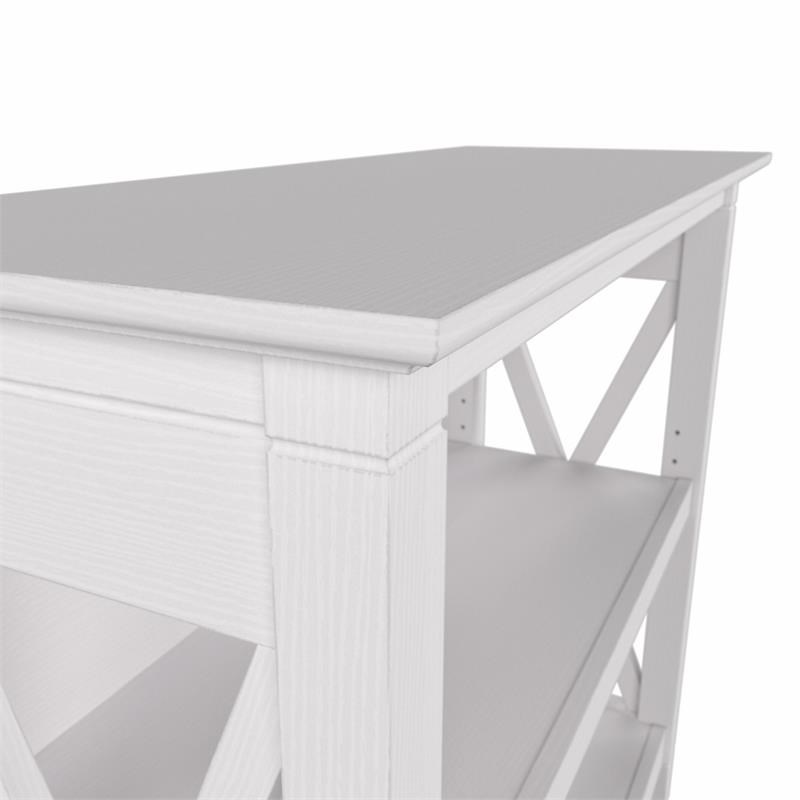 Key West Small 2 Shelf Bookcase - Set of 2 in Pure White Oak - Engineered Wood