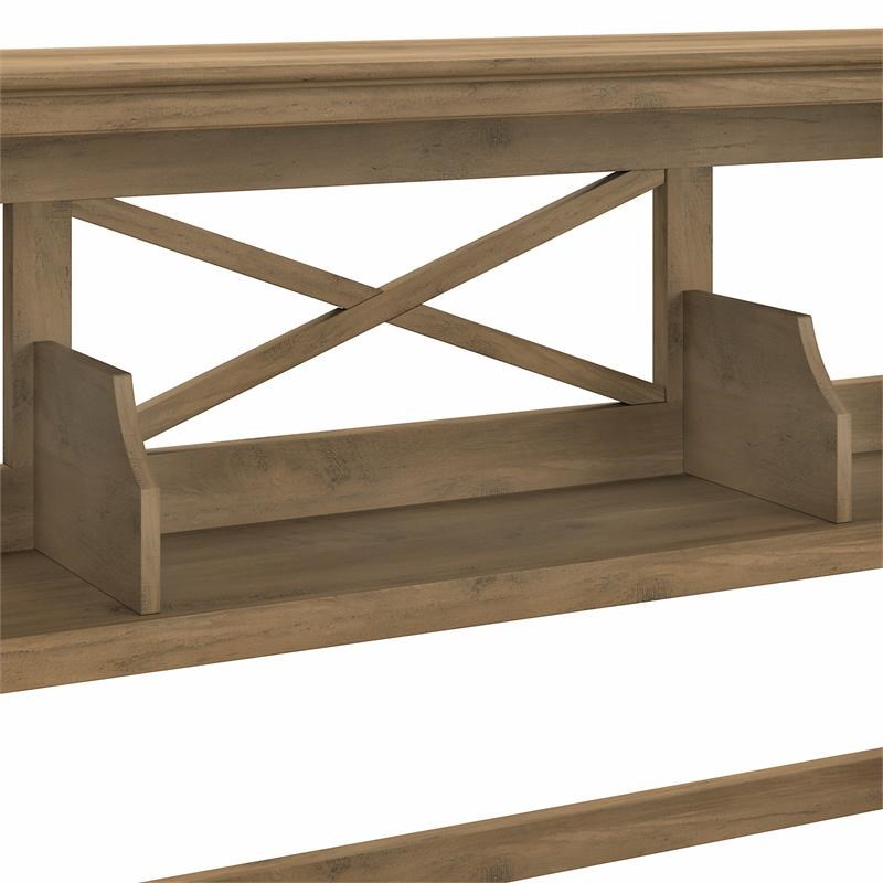 Key West 60W Desk Hutch in Reclaimed Pine - Engineered Wood
