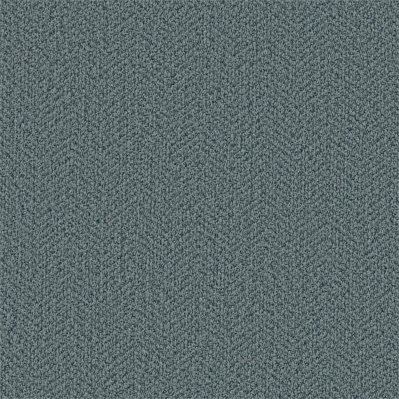Coventry 113W U Shaped Sectional in Turkish Blue Herringbone Fabric