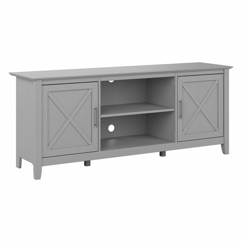 Key West TV Stand for 70 Inch TV in Cape Cod Gray - Engineered Wood ...