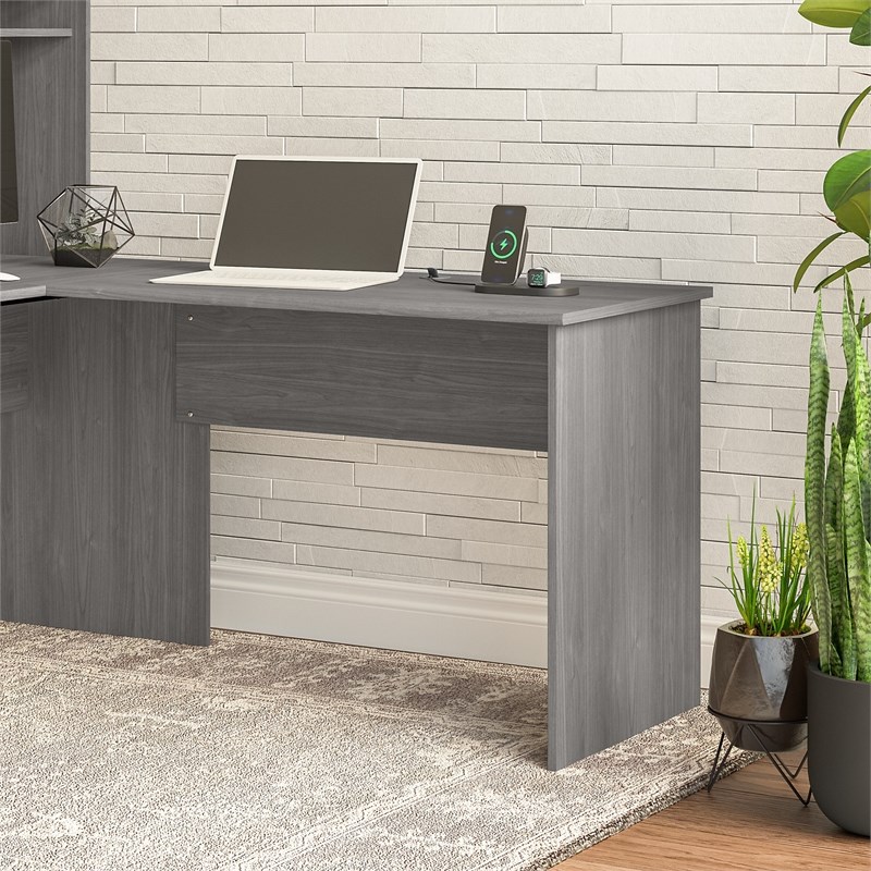 Cabot Desk Return in Modern Gray - Engineered Wood