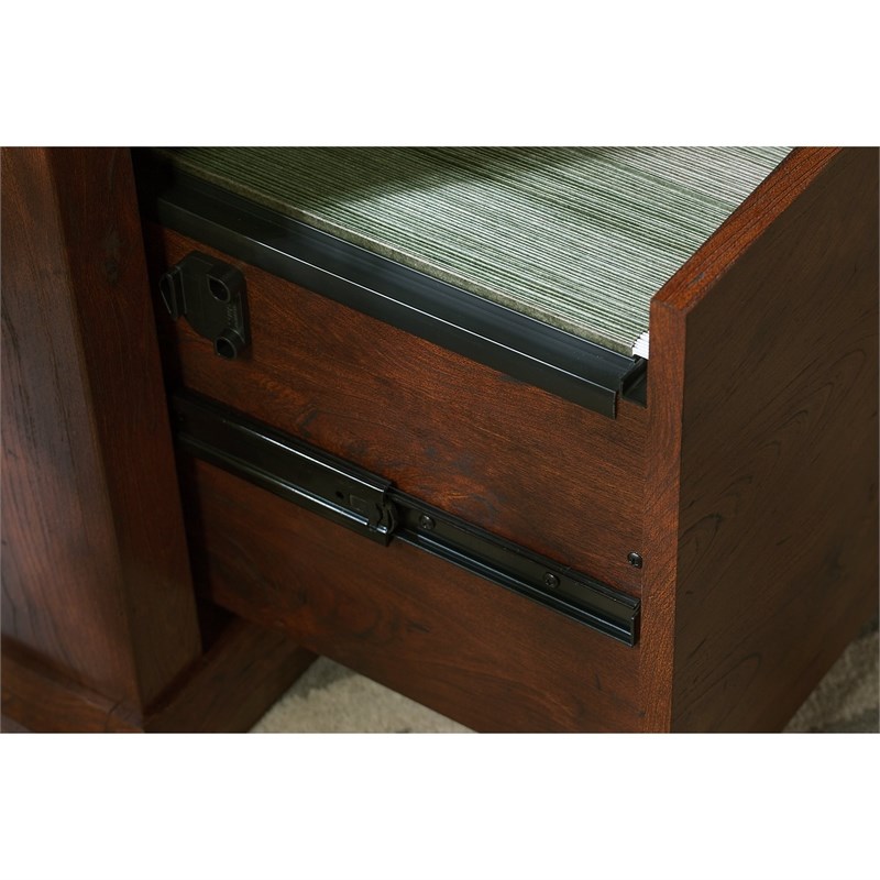 Yorktown Home Office Lateral File Cabinet in Antique Cherry - Engineered Wood