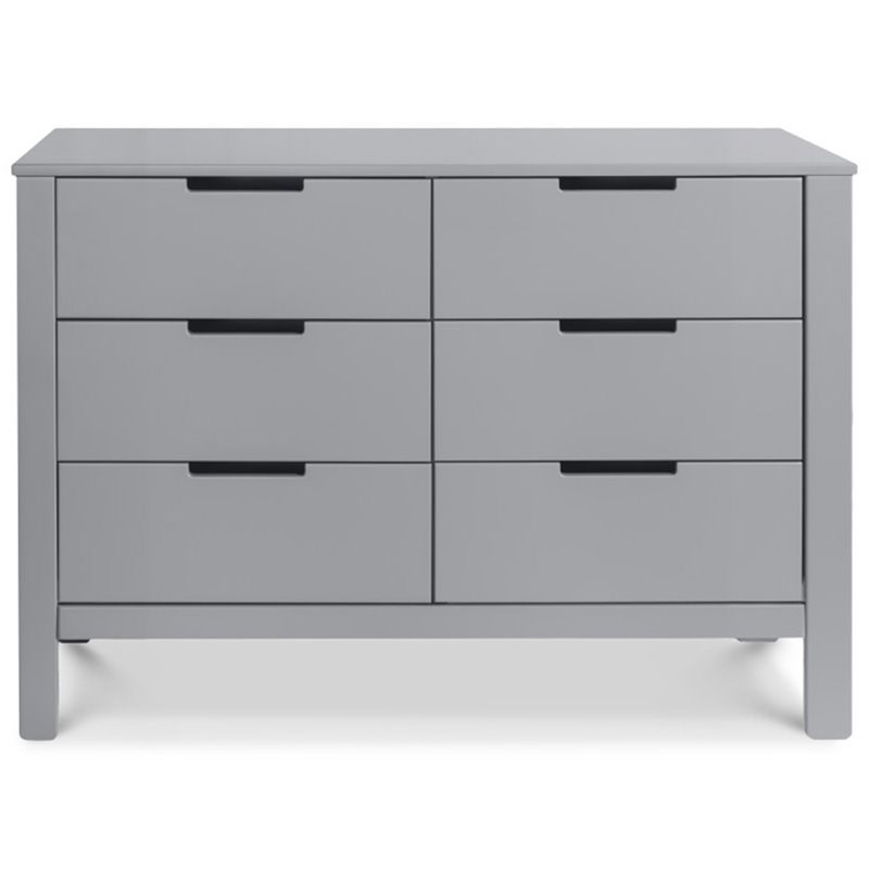 Carter's By DaVinci Colby 6Drawer Double Dresser in Gray Homesquare