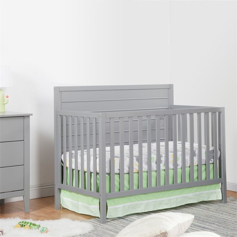 carter's by davinci 4 in 1 convertible crib in gray f11501g