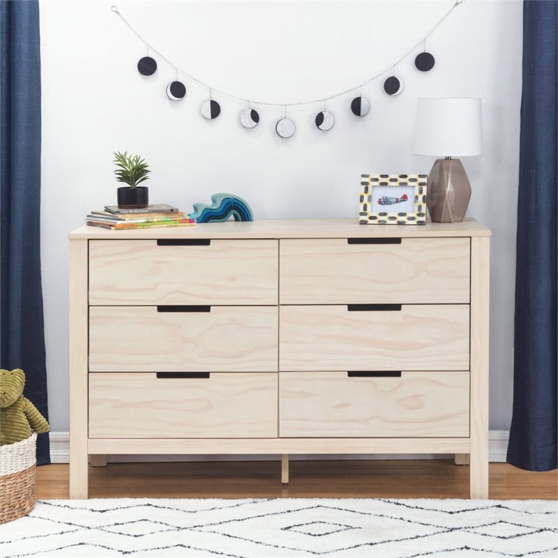 Carter's By DaVinci Colby 6Drawer Double Dresser in Washed Natural
