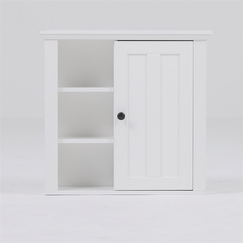 White Wood Bathroom Wall Cabinet, Wall Cabinet White Wood