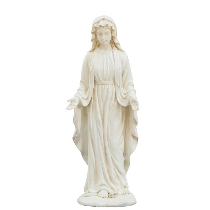 plastic virgin mary garden statue