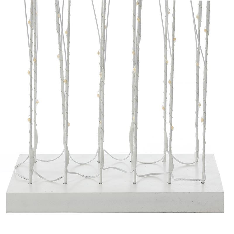 LuxenHome Lighted White Forest Branches