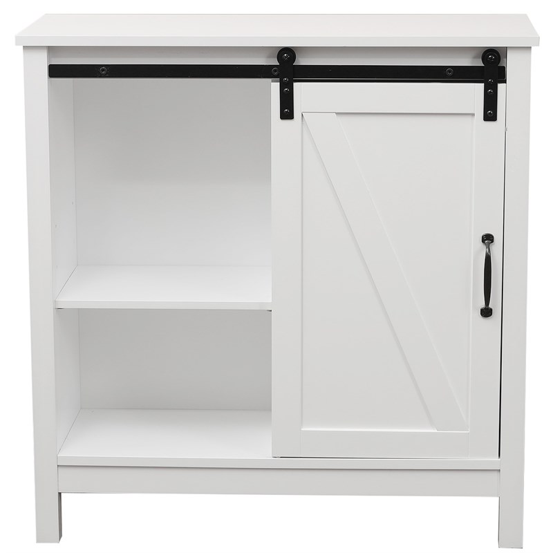 LuxenHome 2 Piece White Wood SpaceSaver and Linen Cabinet Set