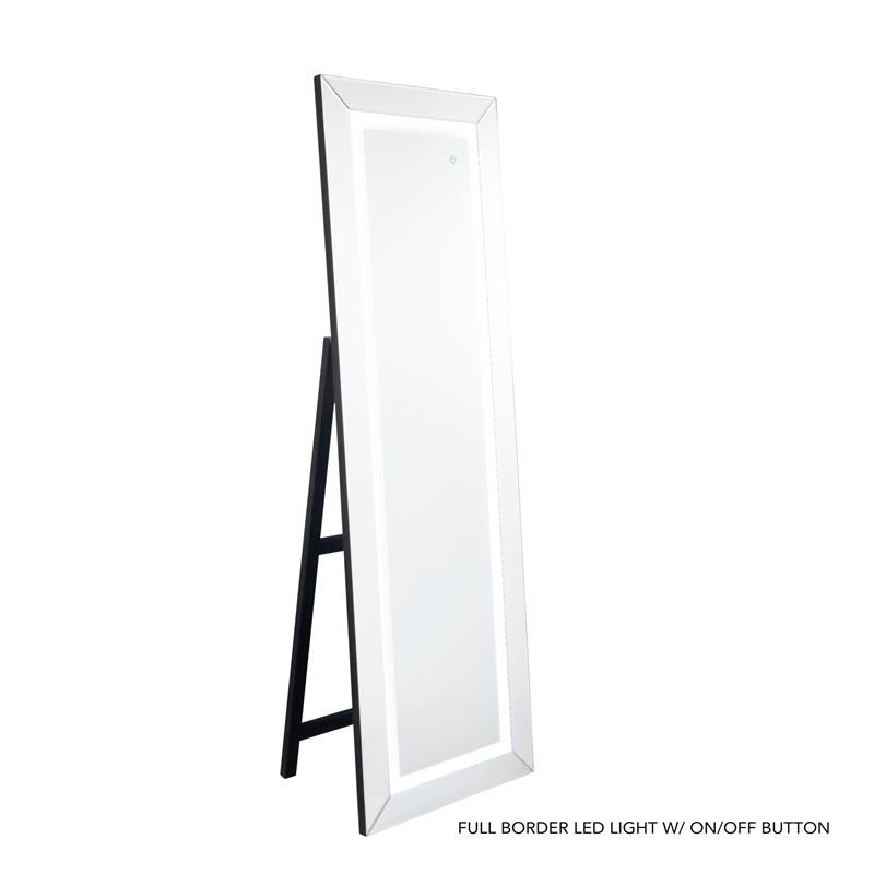 Posh Living Bedisa LED Full Length Cheval Floor Standing Mirror with Plug