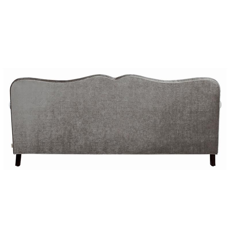 legacy camelback sofa nailhead accents grey 630603674