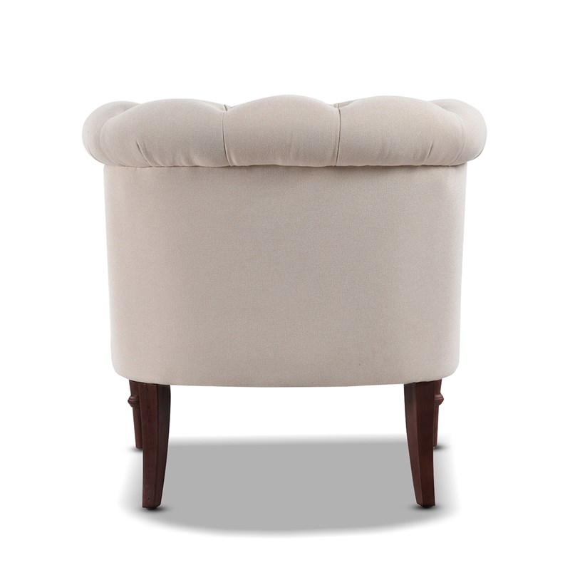 Katherine Tufted Accent Chair Sky Neutral