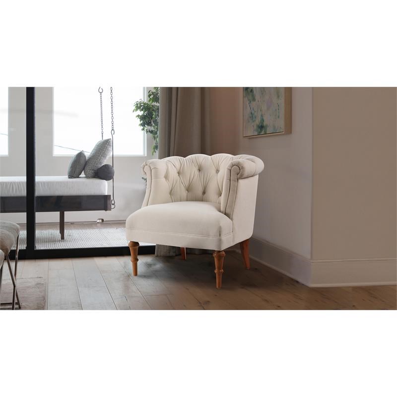 2 Piece Chair Set of Tufted Accent Chair
