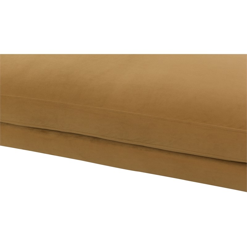 Oliver MidCentury Entryway Bench Gold Homesquare
