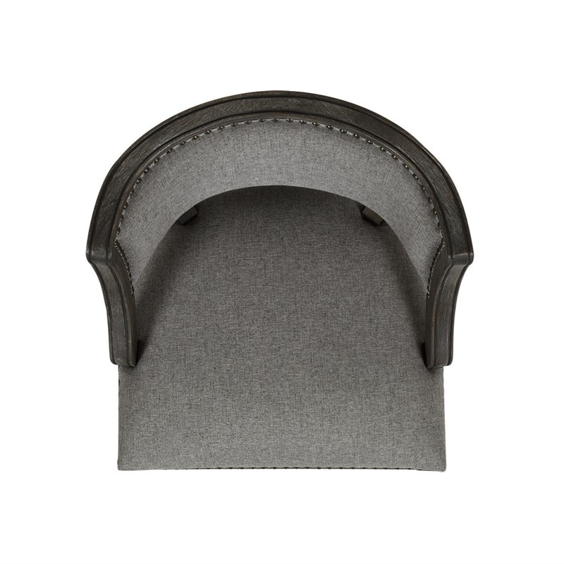 paris 30" farmhouse bar stool with backrest dark heathered grey 81050mlh