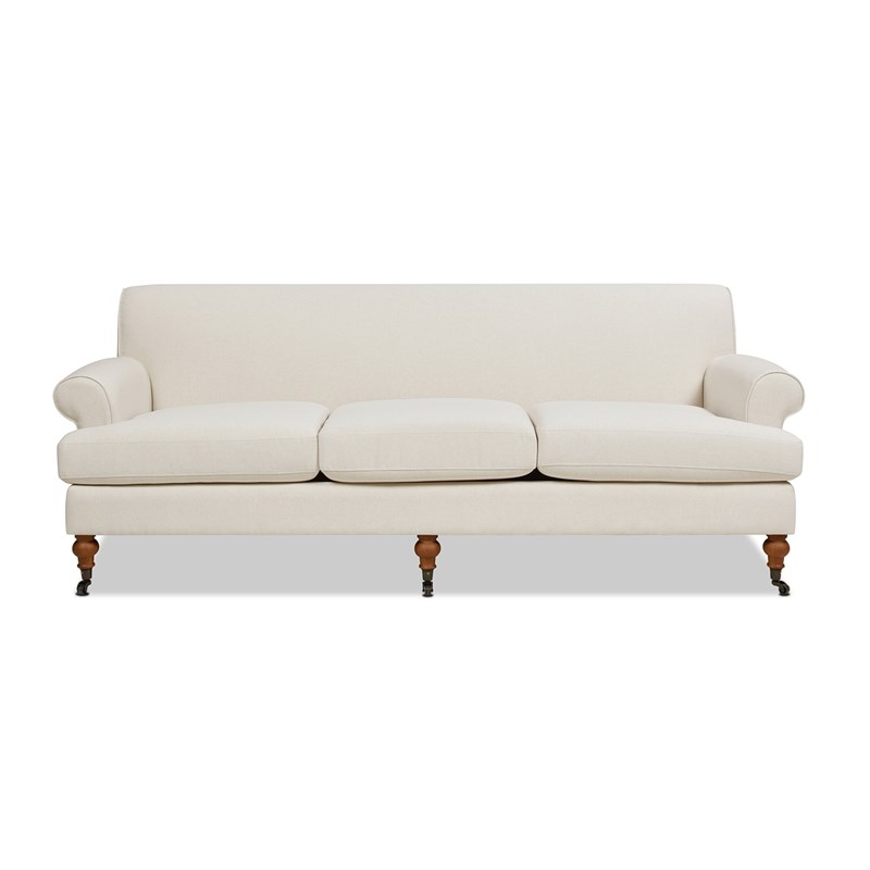 Jennifer Taylor Home Alana Lawson Recessed Arm Sofa Metal Casters Light Beige 63360 3 Mlb Jennifer Taylor Home Alana Lawson, Lawson Arm Sofa