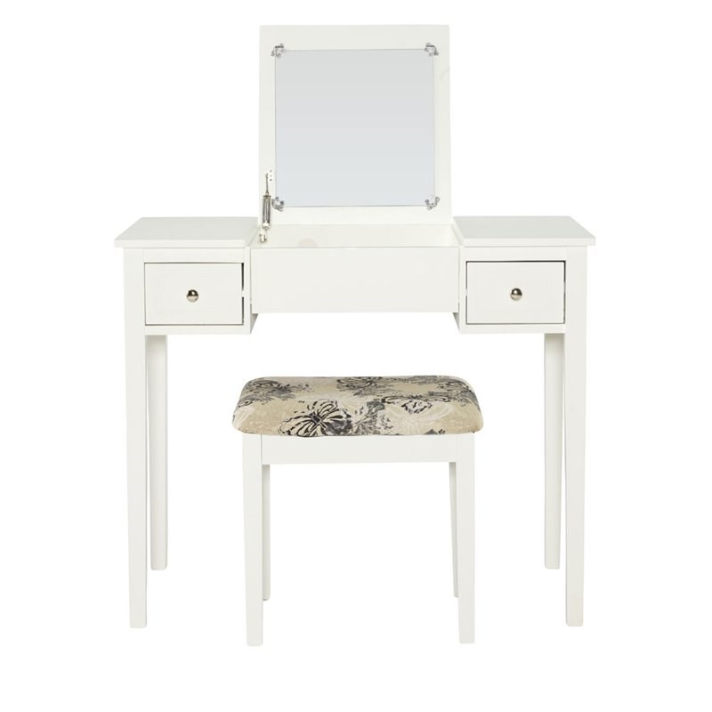 Riverbay Furniture Set with White Bench in White
