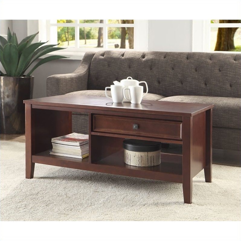 Riverbay Furniture Coffee Table in Cherry