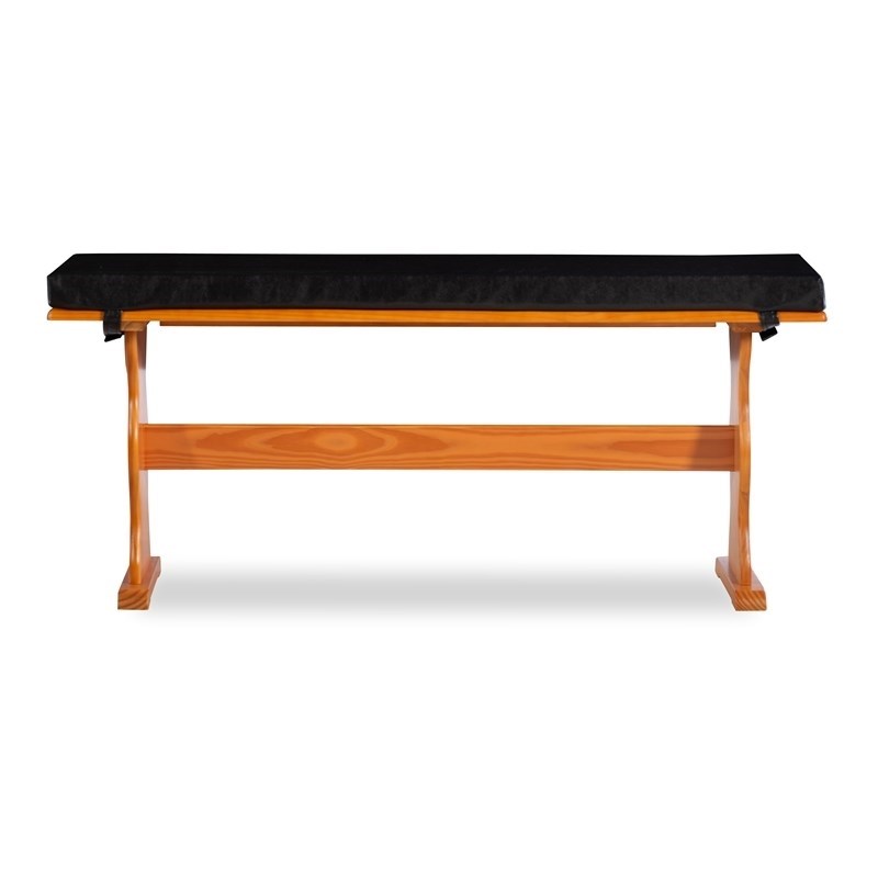 Riverbay Furniture Fabric Cushion Set in Dark Brown PVC (4 Piece Set)