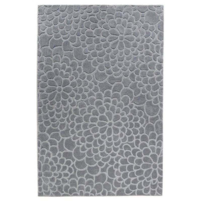 Riverbay Furniture 5' x 7' Hand Tufted Rug in Pale Blue