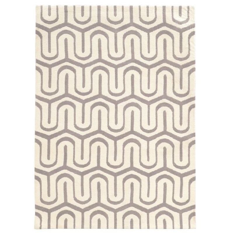 Riverbay Furniture 2' x 3' Hand Tufted Rug in Gray