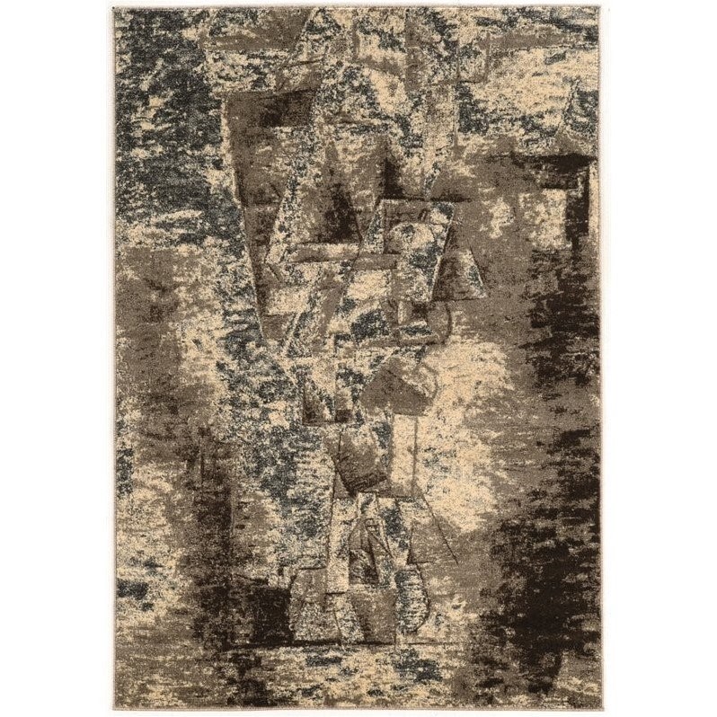 Riverbay Furniture 2' x 3' Rug in Gray and Taupe