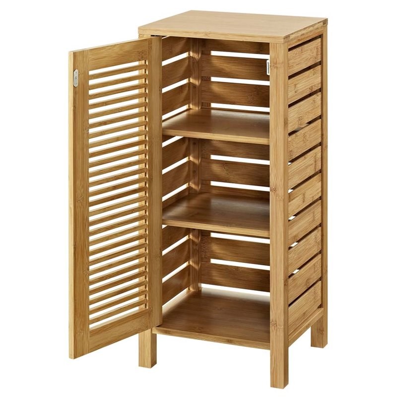 Riverbay Furniture Linen Cabinet in Natural