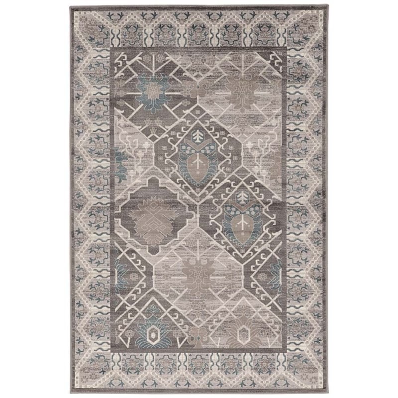 Riverbay Furniture 8' x 10' Rug in Gray and Charcoal