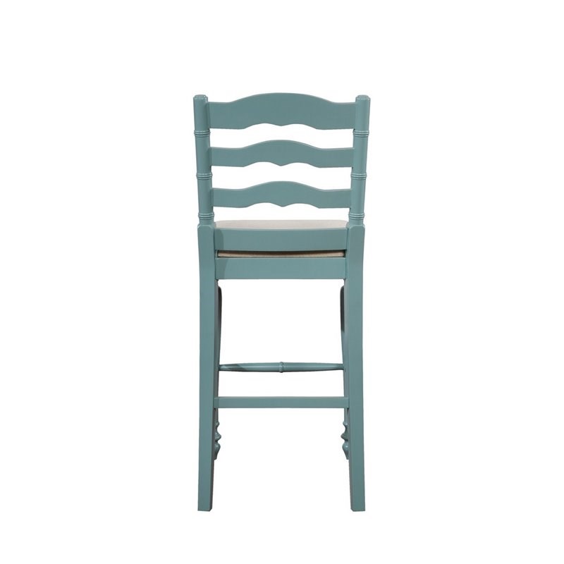 Riverbay Furniture Bar Stool in Antique Blue