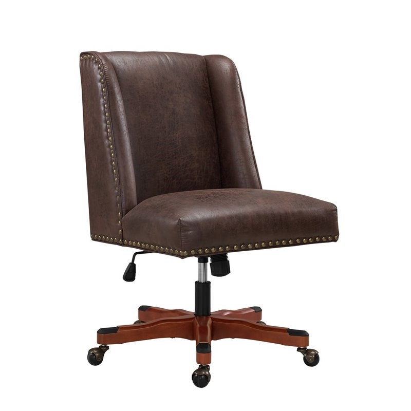 Riverbay Furniture Office Chair in Brown