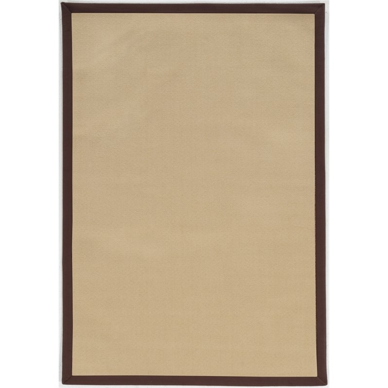 Riverbay Furniture 4' x 6 Area Rug in Natural and Brown