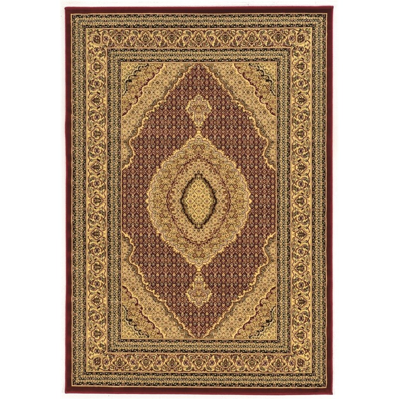 Riverbay Furniture 9' x 12' Area Rug in Red