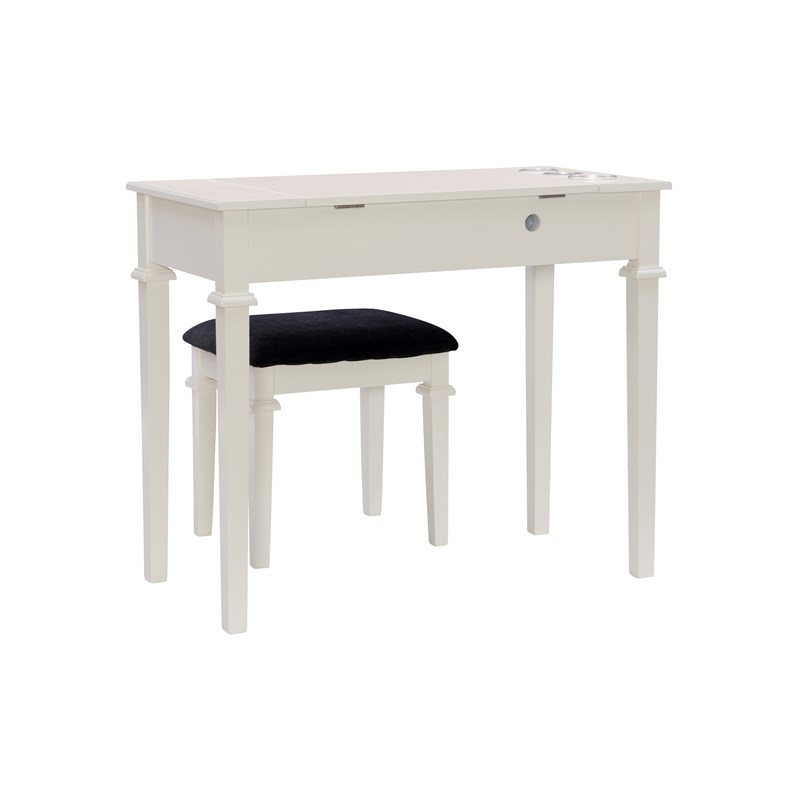 Riverbay Furniture Transitional HardWood Vanity in White