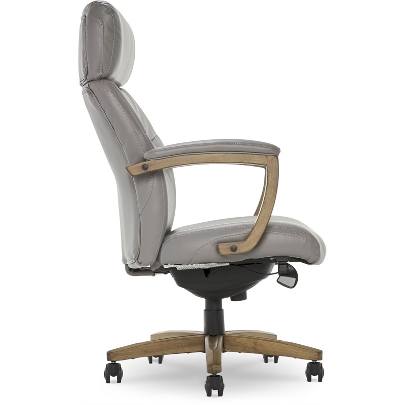 La Z Boy Modern Greyson Executive Office Chair Grey Homesquare   2170136 25 L 