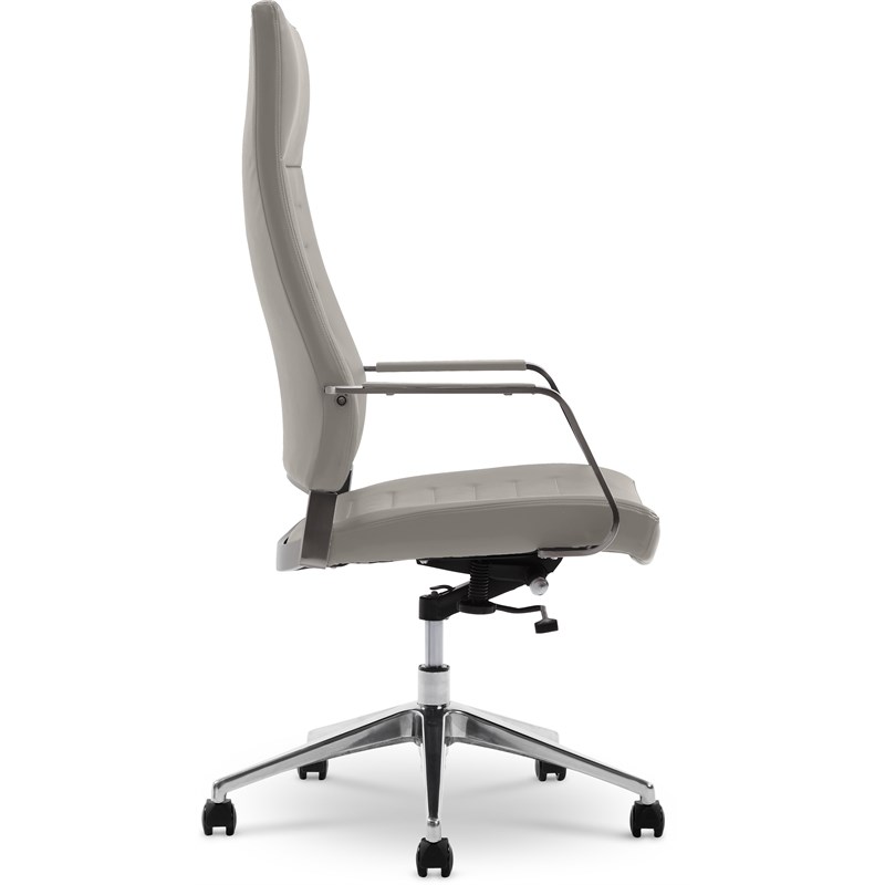 StyleWorks Milan High Back Executive Office Chair Pewter