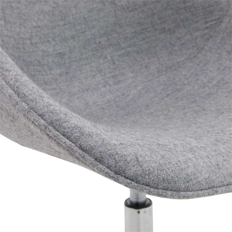 StyleWorks Paris Swivel Lounge Chair Flannel Gray