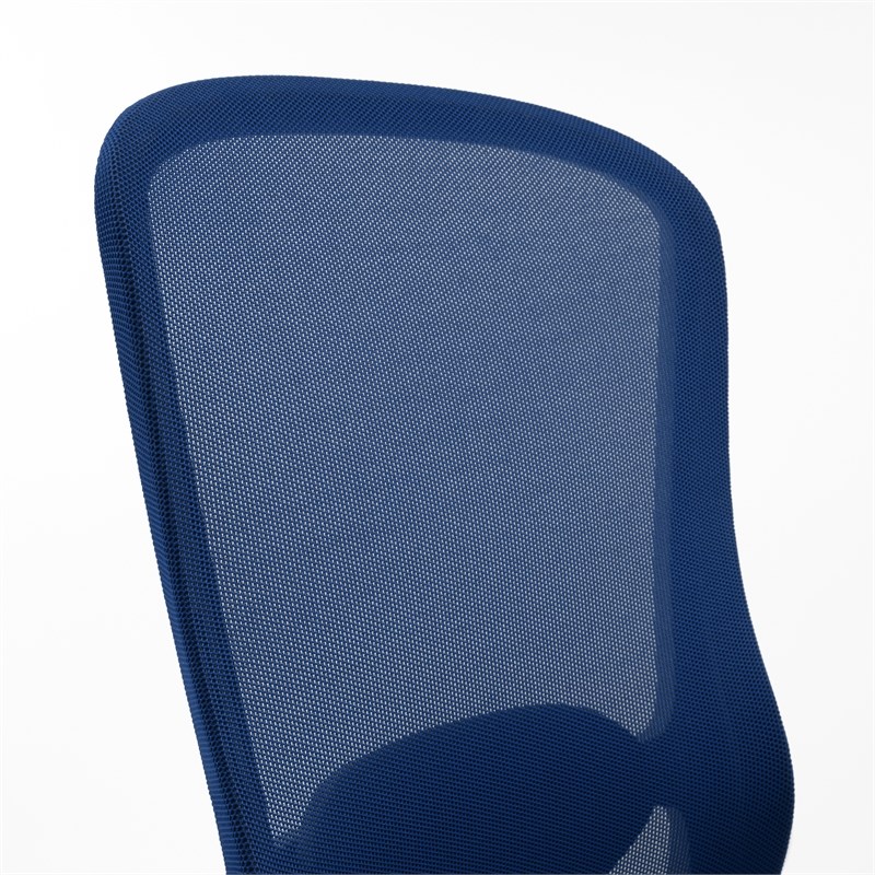 StyleWorks Tokyo Mid Back Mesh Chair Indigo Blue