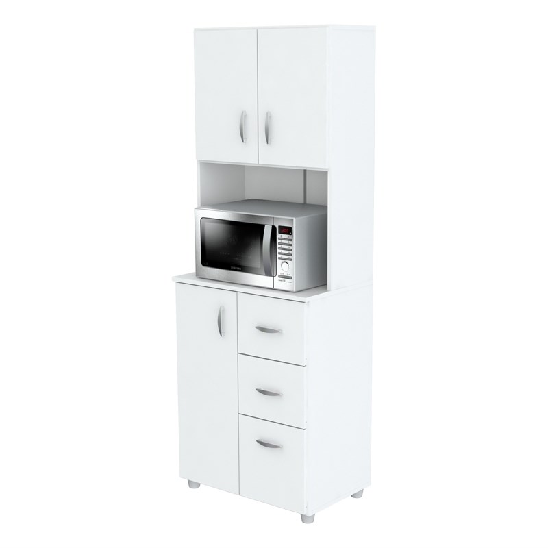Inval White Kitchen Storage Cabinet