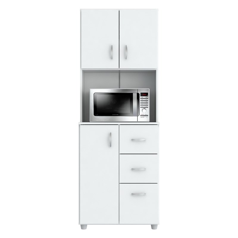 Inval White Kitchen Storage Cabinet