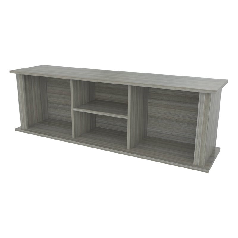 Inval WallMounted Hutch in Gray Engineered Wood Homesquare
