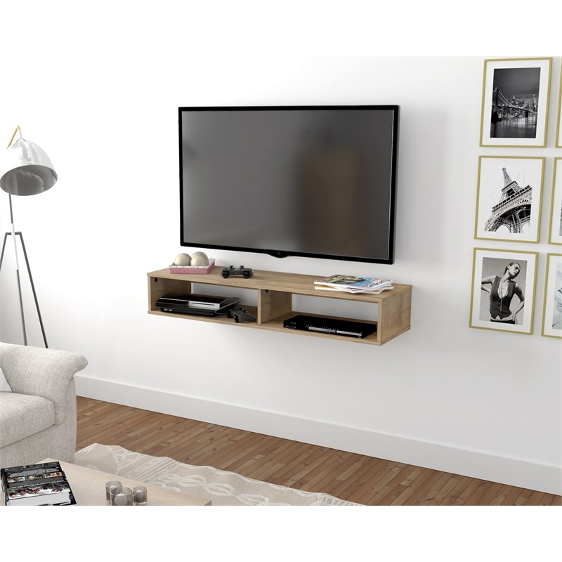 Inval Wall Mounted Console in Brown Amaretto